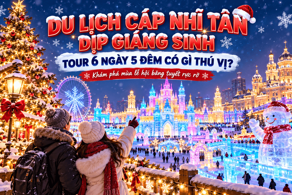 Du Lịch Cáp Nhĩ Tân Dịp Giáng Sinh 6N5Đ Có Gì Thú Vị?